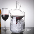 Zestaw szklany dekantera z wiadrem lodowym
